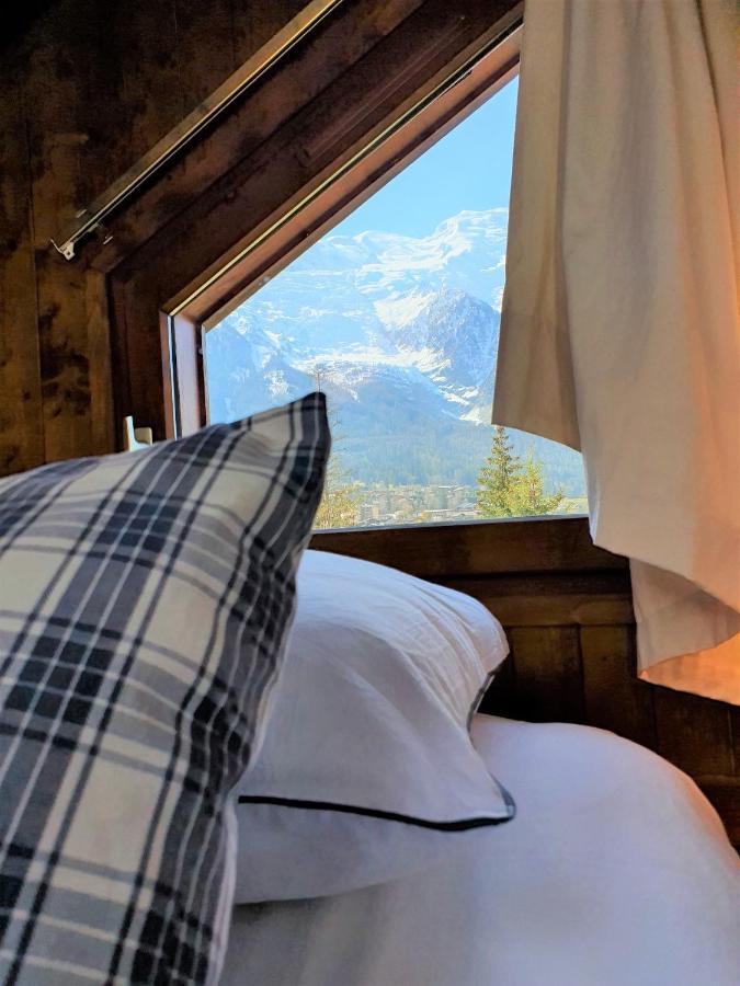 "Chalet Bobo" Cosy & Magnifique Vue Chx Sud Chamonix Exterior photo
