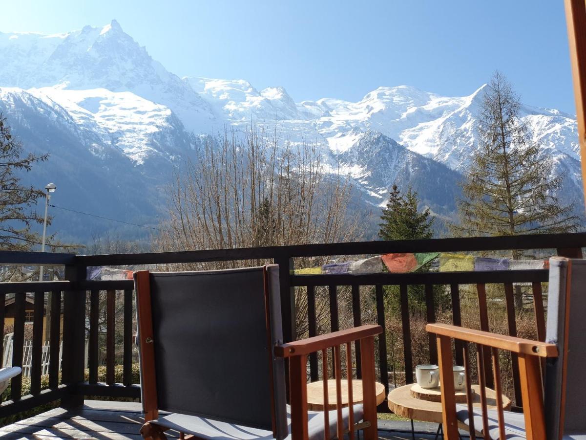 "Chalet Bobo" Cosy & Magnifique Vue Chx Sud Chamonix Exterior photo