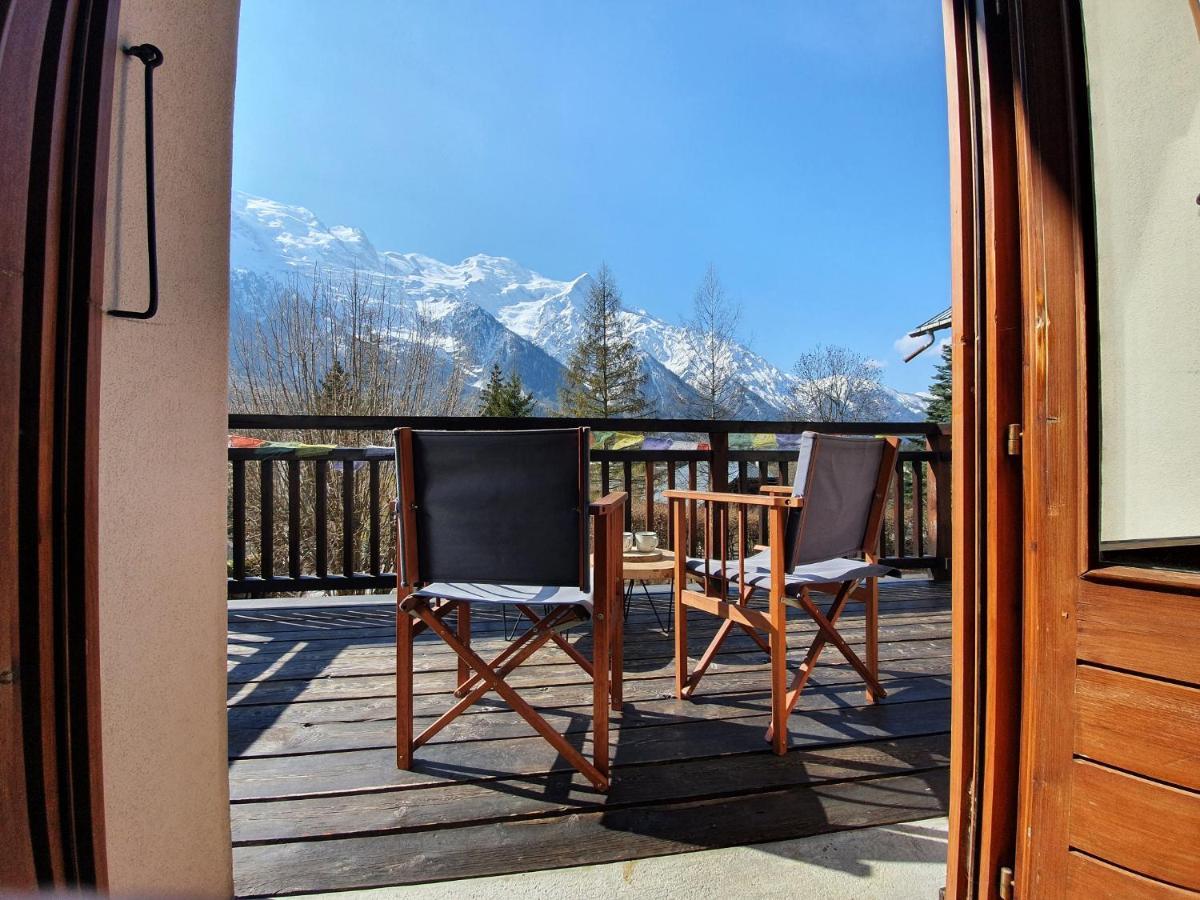 "Chalet Bobo" Cosy & Magnifique Vue Chx Sud Chamonix Exterior photo